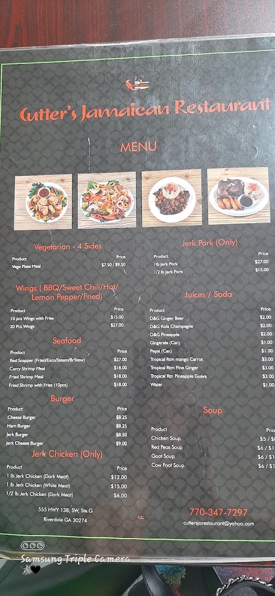 Menu Cutter's (Riverdale) Jamaican Restaurant-6